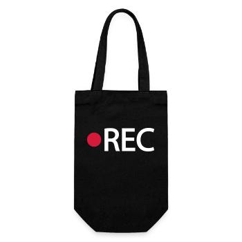 Rec - Gift Bag for Bottles - black - Front