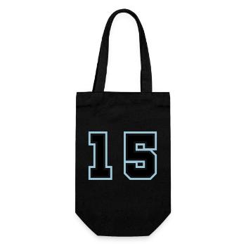 Symbole de 15 chiffres - Sac à bouteille - noir - Devant