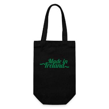 MADE IN IRELAND - Gift Bag for Bottles - black - Front