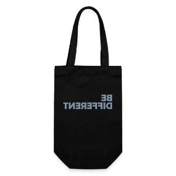 Be different Logo Design - Gift Bag for Bottles - black - Front