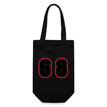 68 Nombre Collège - Sac à bouteille - noir - Devant