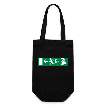 Bachelor party - Gift Bag for Bottles - black - Front