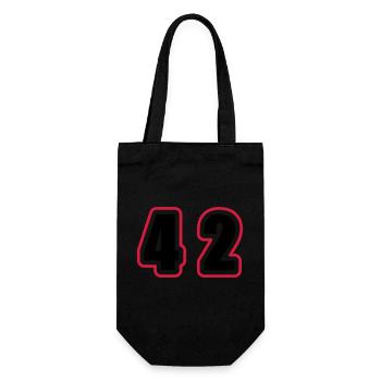 42 Nombre Collège - Sac à bouteille - noir - Devant