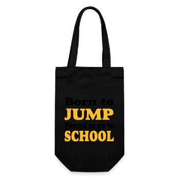 Long Jump - High Jump - Gift Bag for Bottles - black - Front