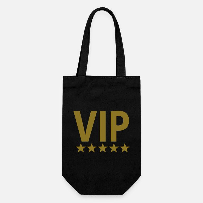 vip 5 star - Geschenkbeutel für Flaschen - Schwarz