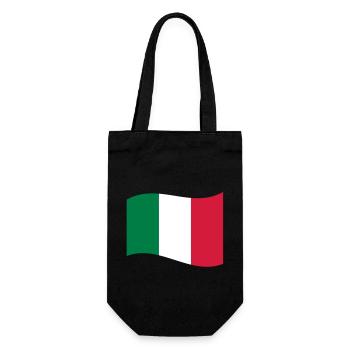 italy - Geschenkbeutel für Flaschen - Schwarz - Vorne