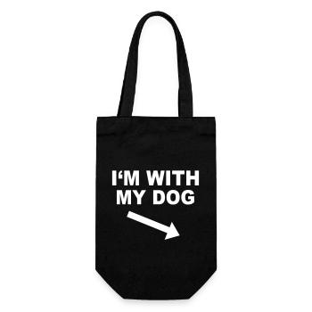 CHIEN - Sac à bouteille - noir - Devant