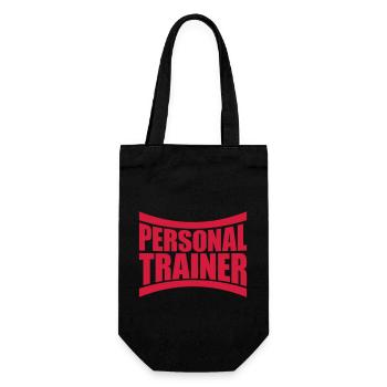 Entraîneur personnel avec logo - Sac à bouteille - noir - Devant