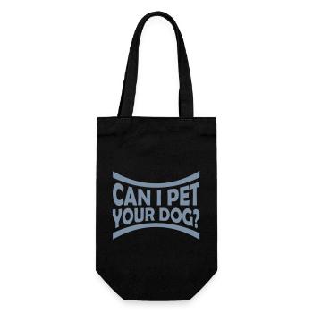 Caressez votre chien en disant - Sac à bouteille - noir - Devant