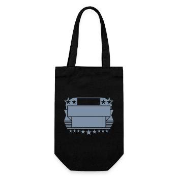 Frame Shield Insert Text - Gift Bag for Bottles - black - Front