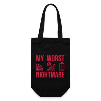 Ennuyer mon pire cauchemar - Sac à bouteille - noir - Devant