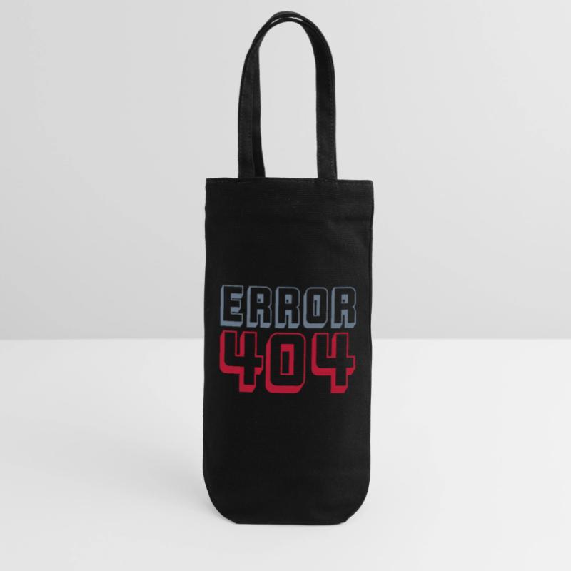 Error 404 Computer Connection Gift Bag for Bottles