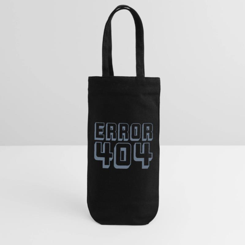 Computer Connection Error 404 Gift Bag for Bottles
