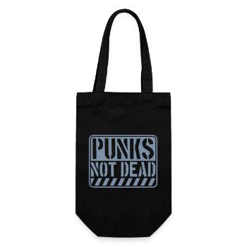 punks not dead quote - Gift Bag for Bottles - black - Front