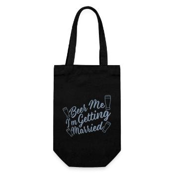 Beer Me Me marier - Sac à bouteille - noir - Devant