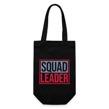 Anführer Team Squad Leader - Geschenkbeutel für Flaschen - Schwarz - Vorne