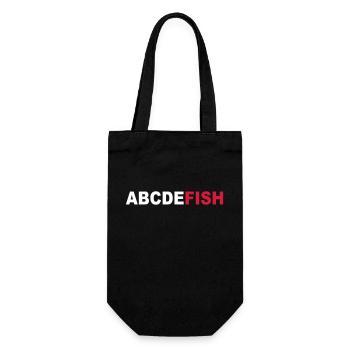 angling - Gift Bag for Bottles - black - Front