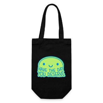 the day you deserve - Gift Bag for Bottles - black - Front