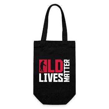 Citation Old Lives Matter - Sac à bouteille - noir - Devant