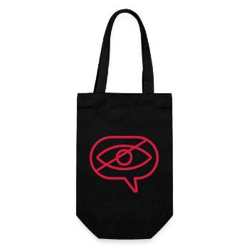 Ne pas regarder la bulle oculaire - Sac à bouteille - noir - Devant