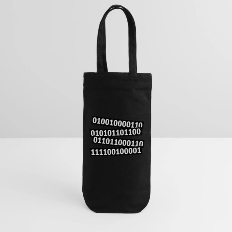 Binary Code Program Language Gift Bag for Bottles