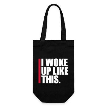 Je me suis réveillé comme ça - Sac à bouteille - noir - Devant