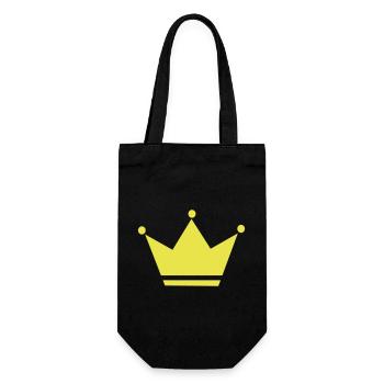 Vector Crown - Gift Bag for Bottles - black - Front