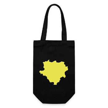 Dortmund Map Map 02 - Gift Bag for Bottles - black - Front