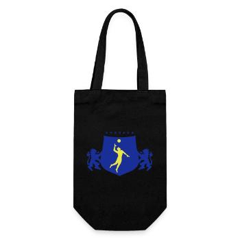 Handball crest - Gift Bag for Bottles - black - Front