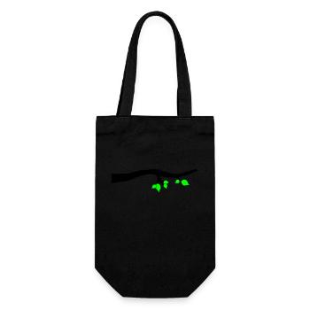 AST 1 - Gift Bag for Bottles - black - Front