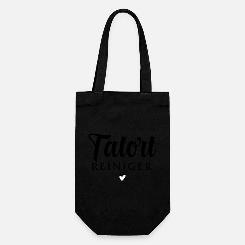 Tatort Reiniger - Geschenkbeutel für Flaschen - Schwarz