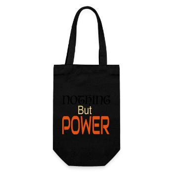 NothingButPowerVect - Gift Bag for Bottles - black - Front