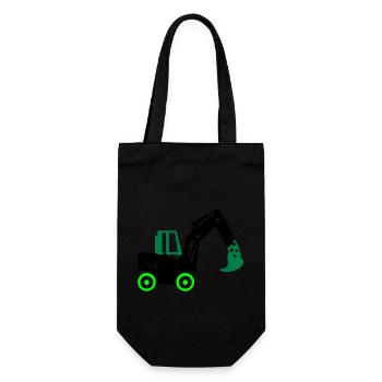 bagger - Geschenkbeutel für Flaschen - Schwarz - Vorne