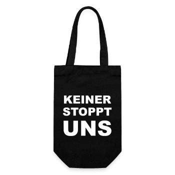 Personne ne nous arrête - Sac à bouteille - noir - Devant