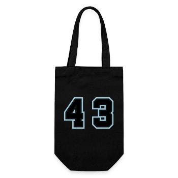 43 Number symbol - Gift Bag for Bottles - black - Front