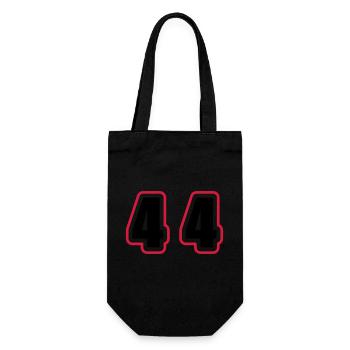 44 Number College - Gift Bag for Bottles - black - Front