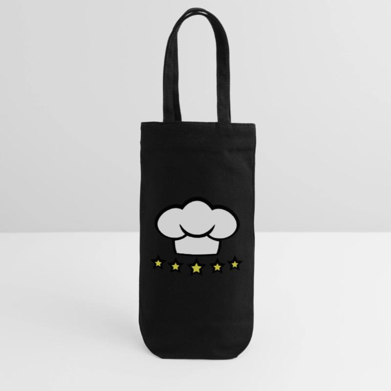 Chef Kitchen Chef's Hat 5 Star Master Cool Gift Bag for Bottles