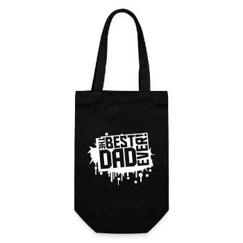 The Best Dad Ever Cool Love - Gift Bag for Bottles - black - Front