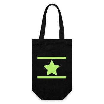 étoile - Sac à bouteille - noir - Devant