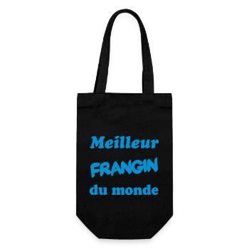 Meilleur frangin - Sac à bouteille - noir - Devant