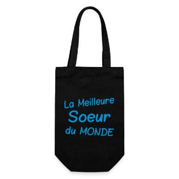 La meilleure soeur du monde - Sac à bouteille - noir - Devant