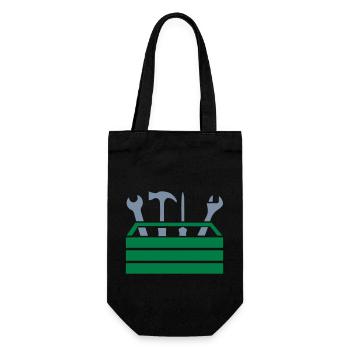 Tool Workshop Tool Box - Gift Bag for Bottles - black - Front