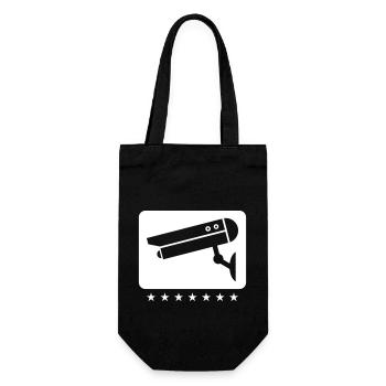 Icône de l’appareil photo - Sac à bouteille - noir - Devant