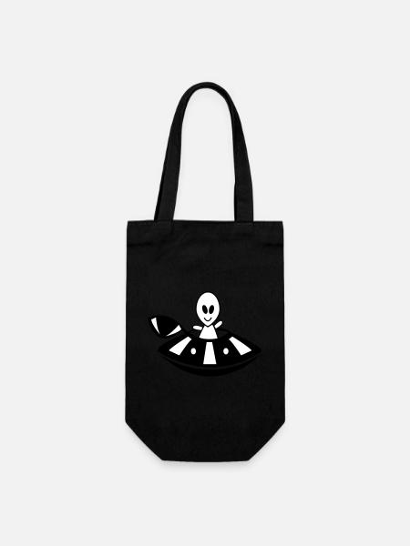 OVNI extraterrestre - Sac à bouteille - noir