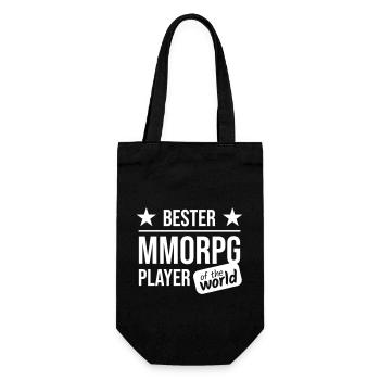 MMORPG bester Spieler - Geschenkbeutel für Flaschen - Schwarz - Vorne
