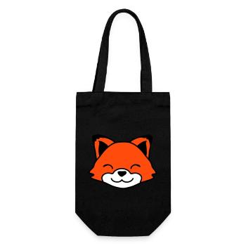 Fox Red Fox Wild Animal Clever Forest Inhabitants - Gift Bag for Bottles - black - Front