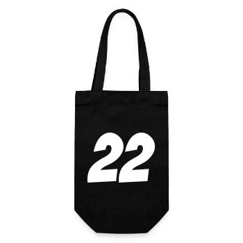 22 - Gift Bag for Bottles - black - Front