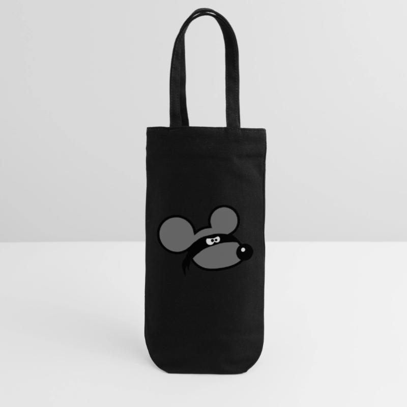 Mouse Evil Robber Ninja Raid Thief Cloth Eyes Gift Bag for Bottles