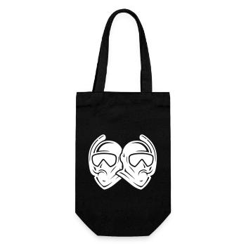 Diver icon - Gift Bag for Bottles - black - Front