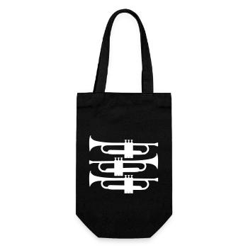 trumpet - Gift Bag for Bottles - black - Front